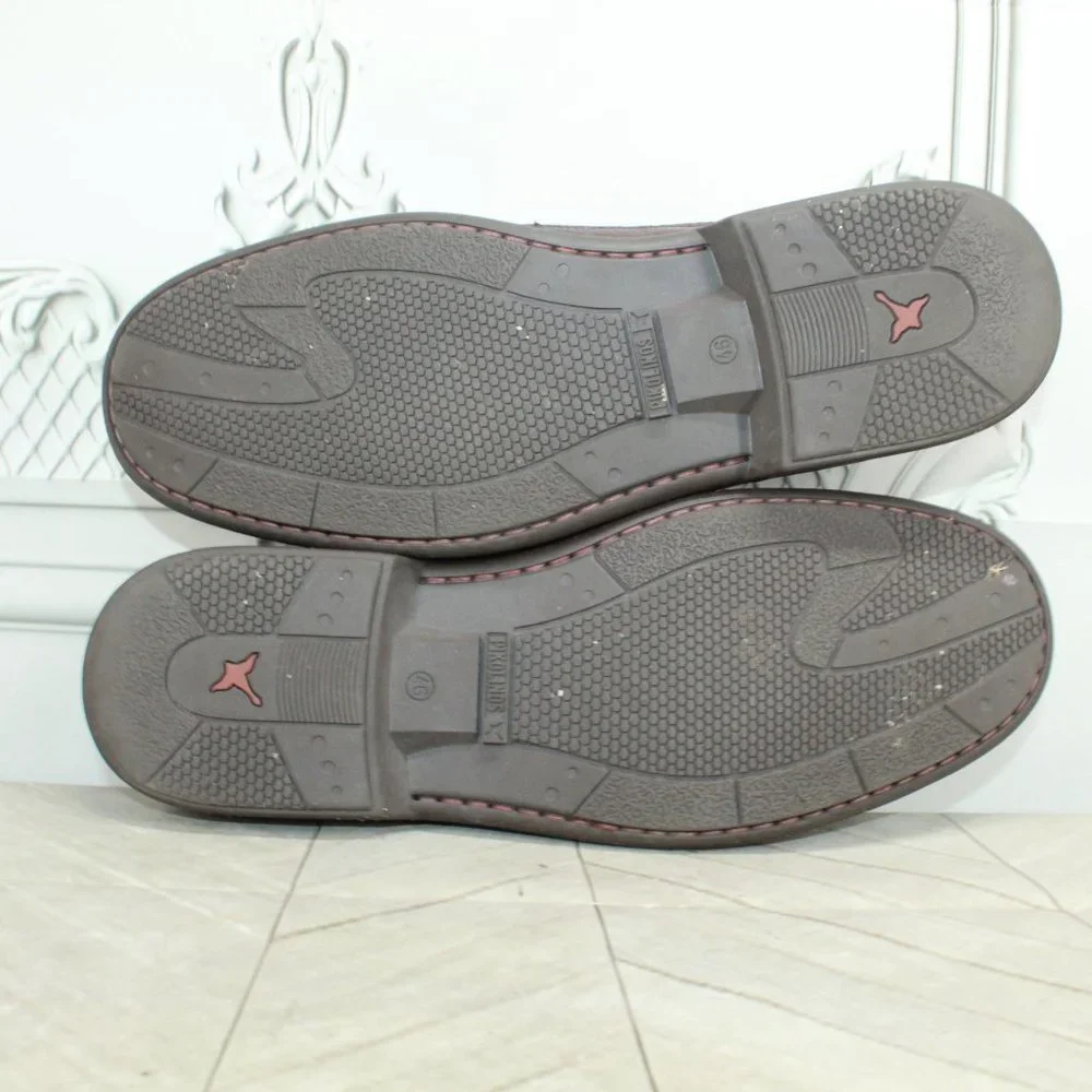 Pikolinos Brown Leather Slip On Loafer Shoes Size EU 46 US 13 - Picture 7 of 9